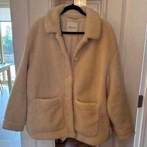 Madewell Tan Teddy Jacket